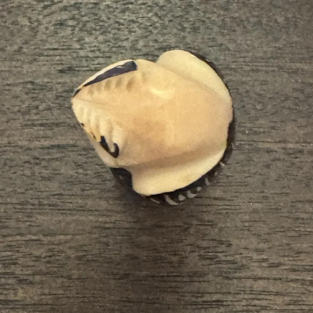 Owl Hand Carved Tagua Nut Vegetable Ivory Figurine Wise Owl Totem Birds Wisdom